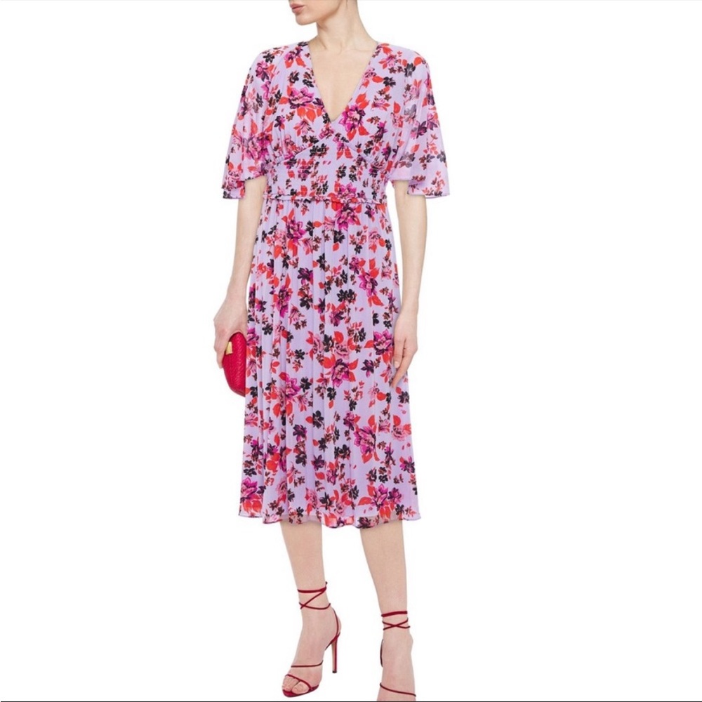 NWT Diane Von Furstenberg Napa Floral Midi Dress